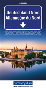 Kümmerly+Frey Strassenkarte Deutschland Nord 1:500.000 - 
