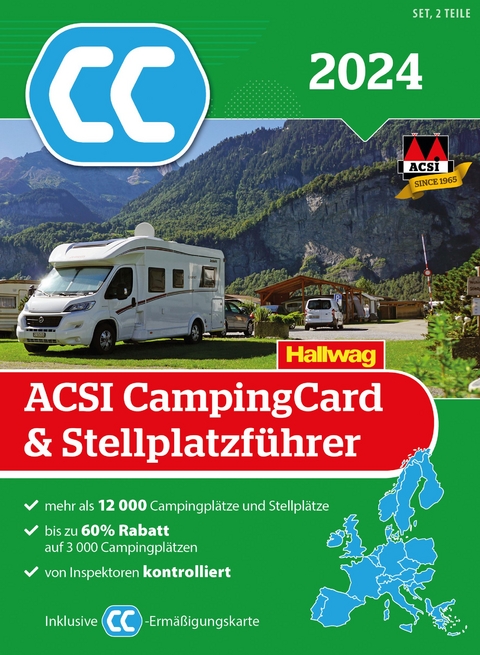 ACSI CampingCard & Stellplatzf&uuml;hrer 2024