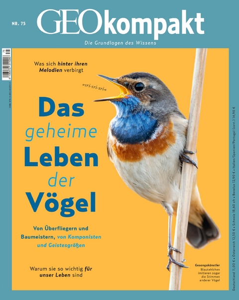 GEOkompakt / GEOkompakt 75/2023 - Das geheime Leben der V&ouml;gel - J&uuml;rgen Schaefer, Katharina Schmitz