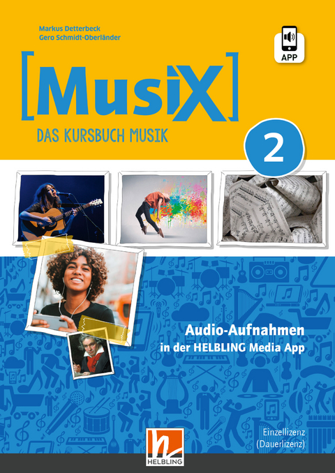 MusiX 2 (Ausgabe ab 2019) Audio-Aufnahmen Einzellizenz - Markus Detterbeck, Gero Schmidt-Oberländer