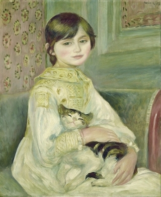 Child with Cat (Julie Manet) Notebook