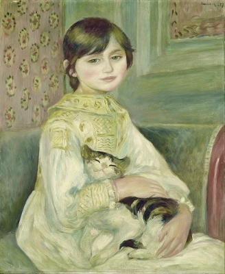 Child with Cat (Julie Manet) Notebook - Pierre-Auguste Renoir