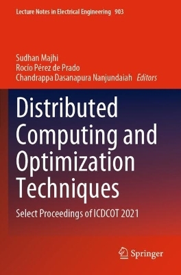 Distributed Computing and Optimization Techniques - 