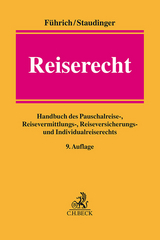 Reiserecht - Ernst Führich, Ansgar Staudinger