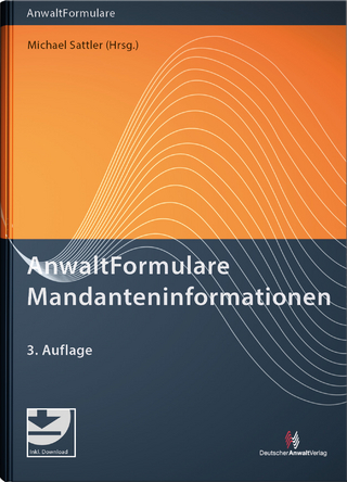 AnwaltFormulare Mandanteninformationen