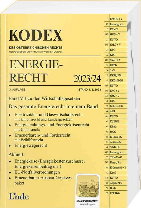 KODEX Energierecht 2023/24 - Katharina &Scaron;arić-Gruber