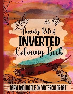 Anxiety Relief Inverse Coloring Book - Purple Twinkle Designs