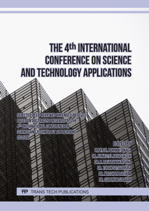 The 4th International Conference on Science and Technology Applications - 