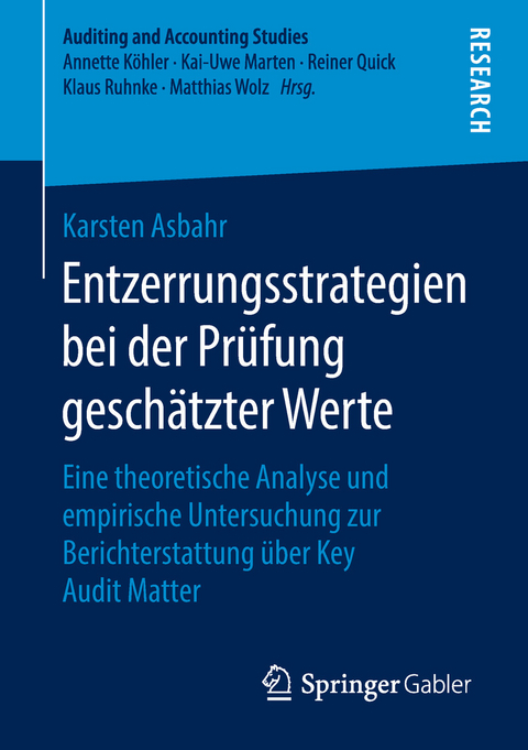 Entzerrungsstrategien bei der Pr&uuml;fung gesch&auml;tzter Werte - Karsten Asbahr