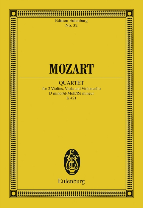 String Quartet D minor - Wolfgang Amadeus Mozart