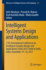 Intelligent Systems Design and Applications - 
