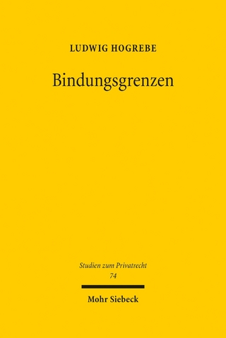 Bindungsgrenzen