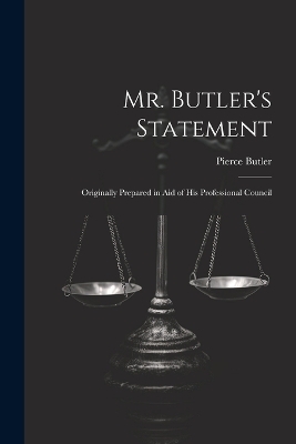 Mr. Butler's Statement - Pierce Butler