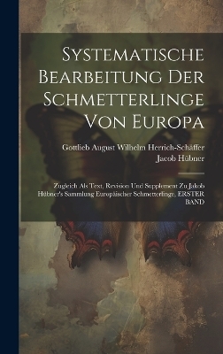 Systematische Bearbeitung Der Schmetterlinge Von Europa - Gottlieb August Wilhe Herrich-Schäffer, Jacob Hübner