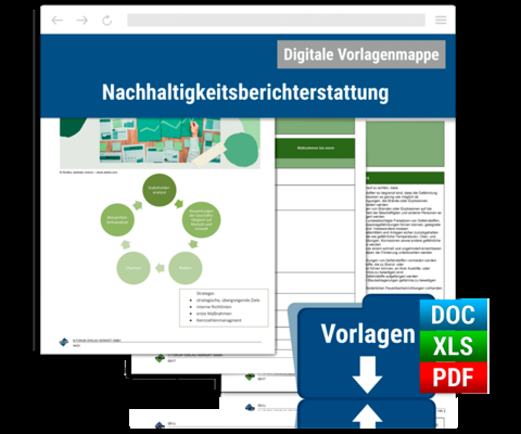 Digitale Vorlagensammlung Nachhaltigkeitsberichterstattung