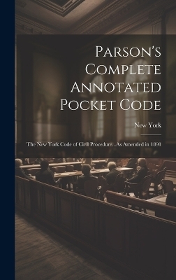 Parson's Complete Annotated Pocket Code - New York