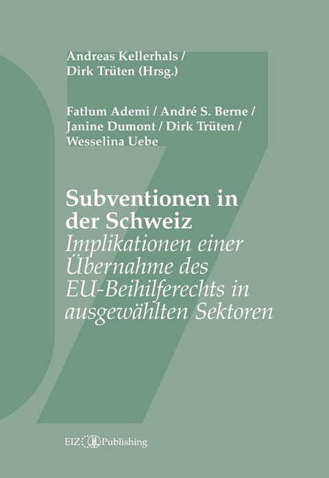 Subventionen in der Schweiz - 