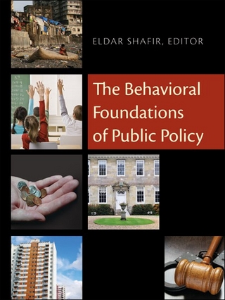 The Behavioral Foundations of Public Policy