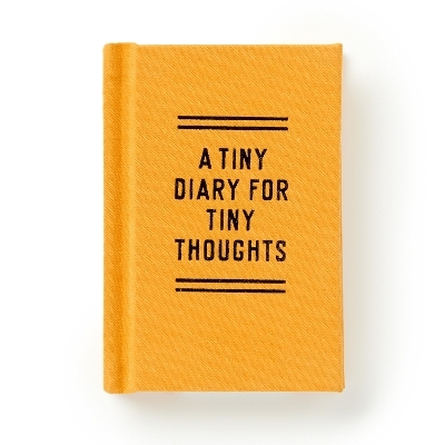 A Tiny Diary for Tiny Thoughts - Brass Brass Monkey