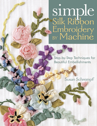 Simple Silk Ribbon Embroidery by Machine