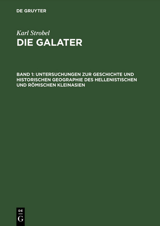 Untersuchungen zur Geschichte und historischen Geographie des hellenistischen und römischen Kleinasien