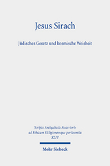 Jesus Sirach, J&uuml;disches Gesetz und kosmische Weisheit - 