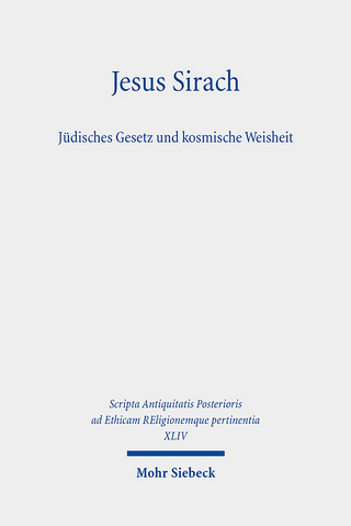 Jesus Sirach, Jüdisches Gesetz und kosmische Weisheit