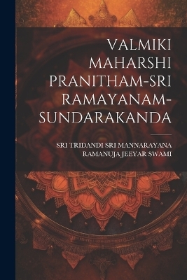Valmiki Maharshi Pranitham-Sri Ramayanam-Sundarakanda