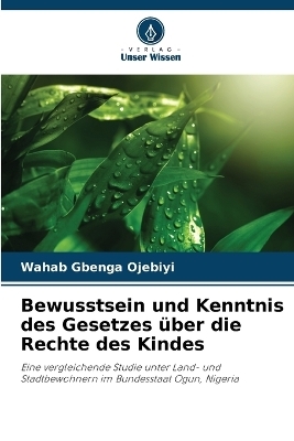 Bewusstsein und Kenntnis des Gesetzes über die Rechte des Kindes
