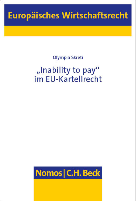&bdquo;Inability to pay" im EU-Kartellrecht - Olympia Skreti