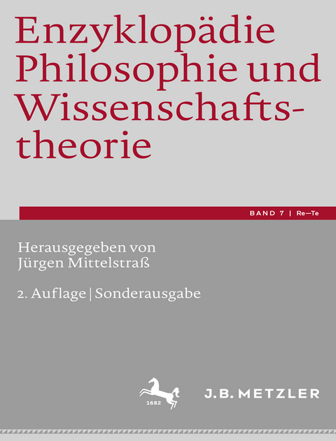 Enzyklop&auml;die Philosophie und Wissenschaftstheorie - 