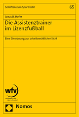 Die Assistenztrainer im Lizenzfu&szlig;ball - Jonas B. Hofer