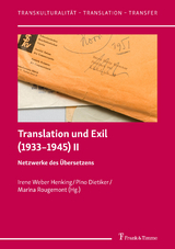 Translation und Exil (1933&ndash;1945) II - 