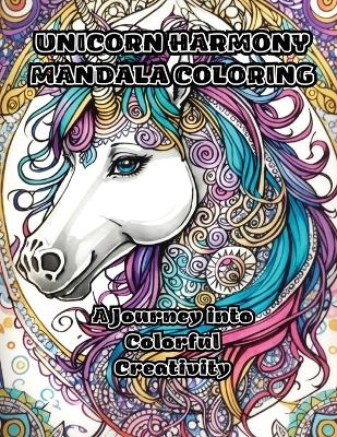 Unicorn Harmony Mandala Coloring -  Colorzen