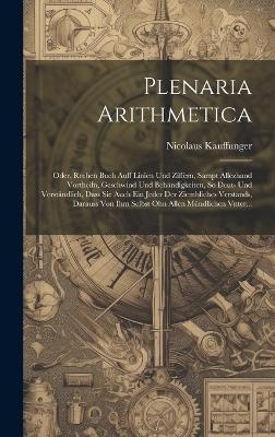 Plenaria Arithmetica - Nicolaus Kauffunger