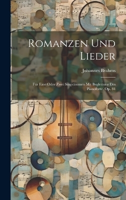 Romanzen Und Lieder - Johannes Brahms