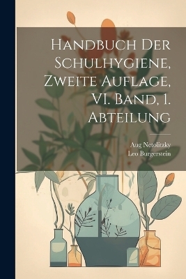Handbuch der Schulhygiene, Zweite Auflage, VI. Band, 1. Abteilung
