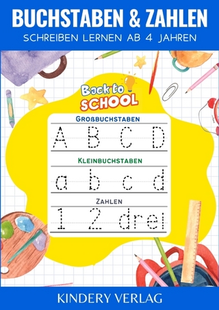 Buchstaben und Zahlen schreiben lernen | Vorschulbuch ab 4 jahre