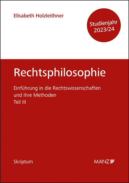 Rechtsphilosophie - Elisabeth Holzleithner