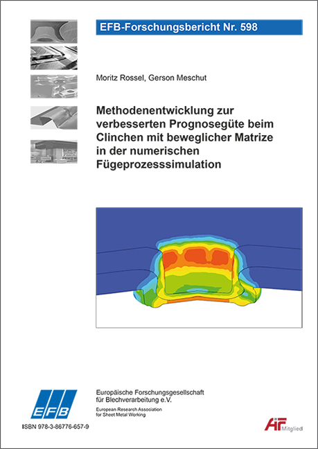 Methodenentwicklung zur verbesserten Prognoseg&uuml;te beim Clinchen mit beweglicher Matrize in der numerischen F&uuml;geprozesssimulation - Moritz Rossel, Gerson Meschut