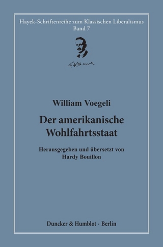 Der amerikanische Wohlfahrtsstaat.