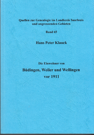 Die Einwohner von Büdingen, Weiler und Wellingen vor 1911