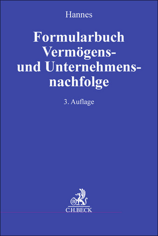 Formularbuch Vermögens- und Unternehmensnachfolge