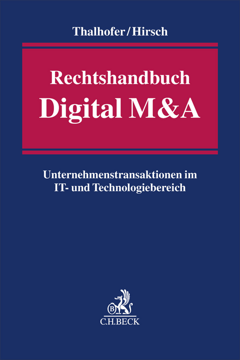 Rechtshandbuch Digital M&A - 