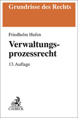 Verwaltungsprozessrecht - Hufen, Friedhelm
