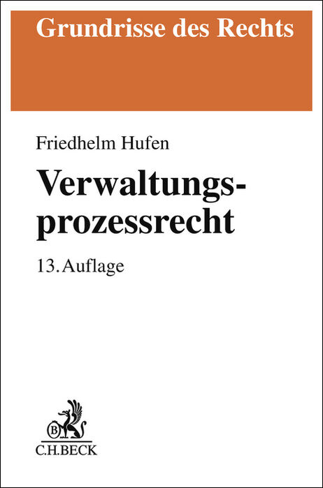 Verwaltungsprozessrecht - Friedhelm Hufen