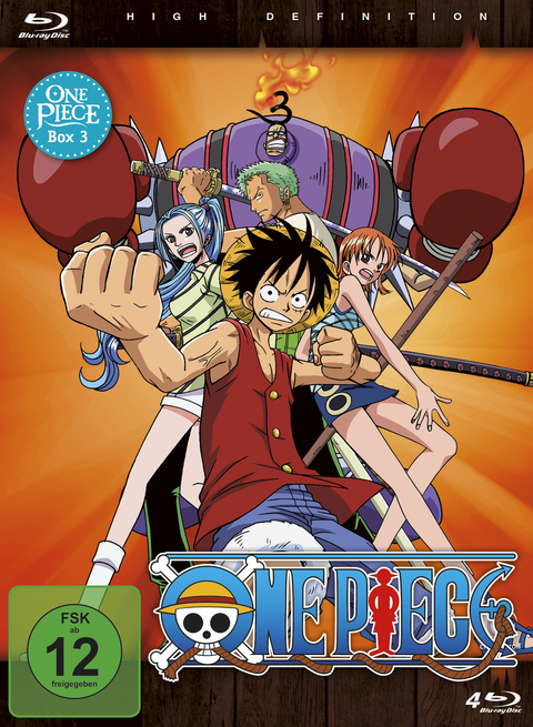 One Piece - TV-Serie - Box 3 (Episoden 62-92) [4 Blu-rays] - Hiroaki Miyamoto, Junji Shimizu, K&ocirc;nosuke Uda, Munehisa Sakai
