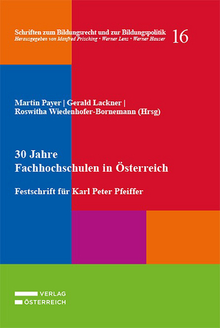 30 Jahre Fachhochschulen in Österreich