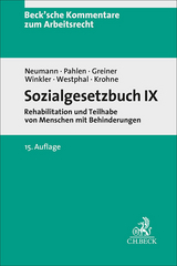 Sozialgesetzbuch IX - Neumann, Dirk; Pahlen, Ronald; Greiner, Stefan
