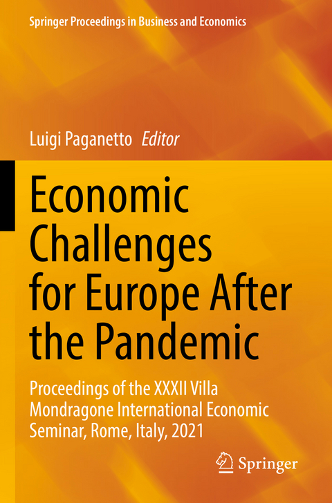 Economic Challenges for Europe After the Pandemic - 